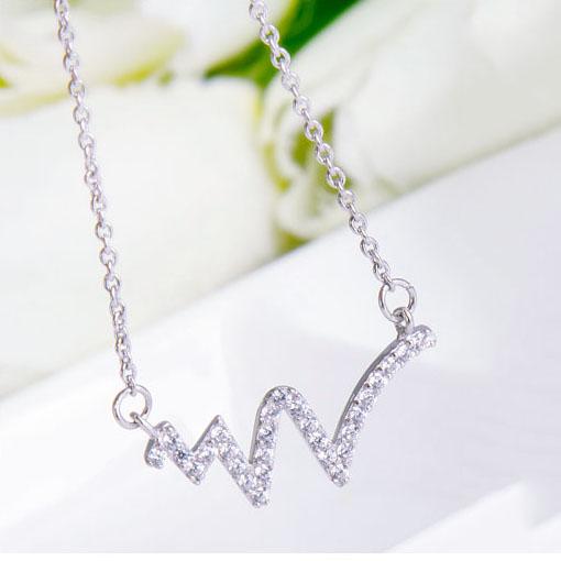 Colier Heartbeat Argint 925 by Borealy [3]