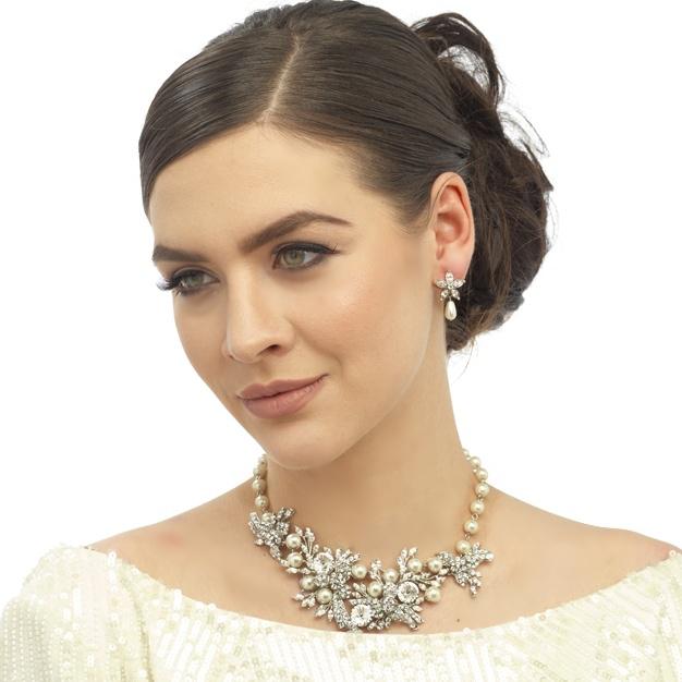 Set Borealy Pearl Colier şi Cercei Opulent Luxury Wedding [2]
