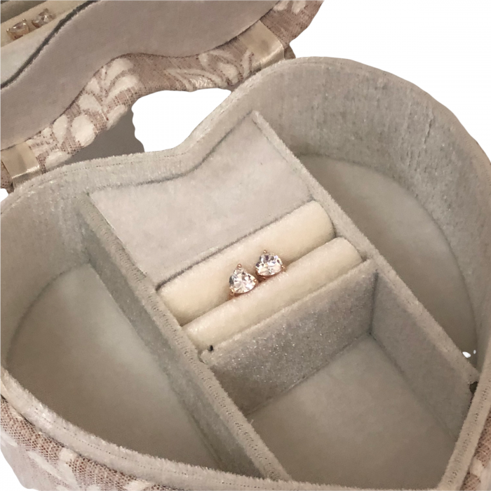 Cadou Cutie Bijuterii Inima & Cercei Gold Heart [5]