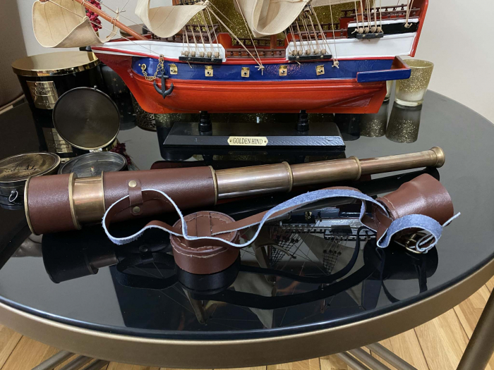 Traveller of the Seas: macheta corabie, luneta functionala, busola alama functionala [5]