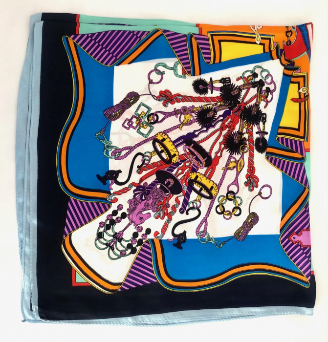 Portofel Lady Grey Ungaro Piele Naturala & Esarfa Matase Borealy [3]