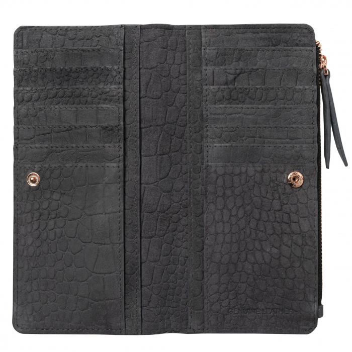 Portofel Lady Grey Ungaro Piele Naturala & Esarfa Matase Borealy [4]