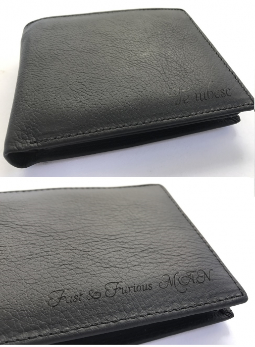 Portofel Black Leather with Pen [2]