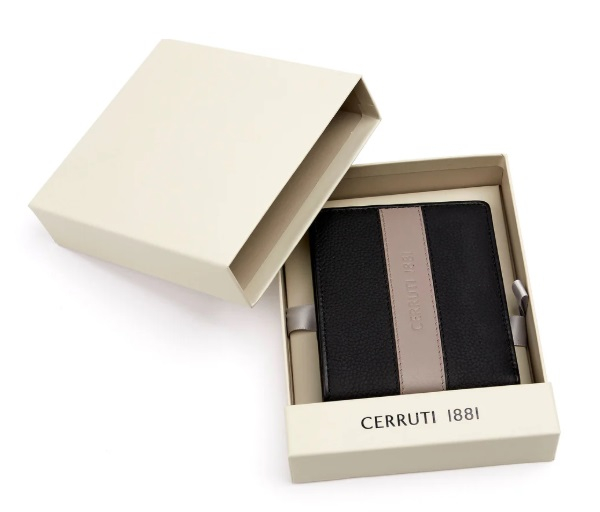 Portofel Cerruti 1881 Business piele naturala si Cravata Matase Borealy [5]