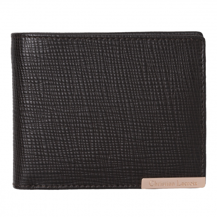 Portofel Christian Lacroix More Money Brown piele naturala si Cravata Matase Borealy [5]