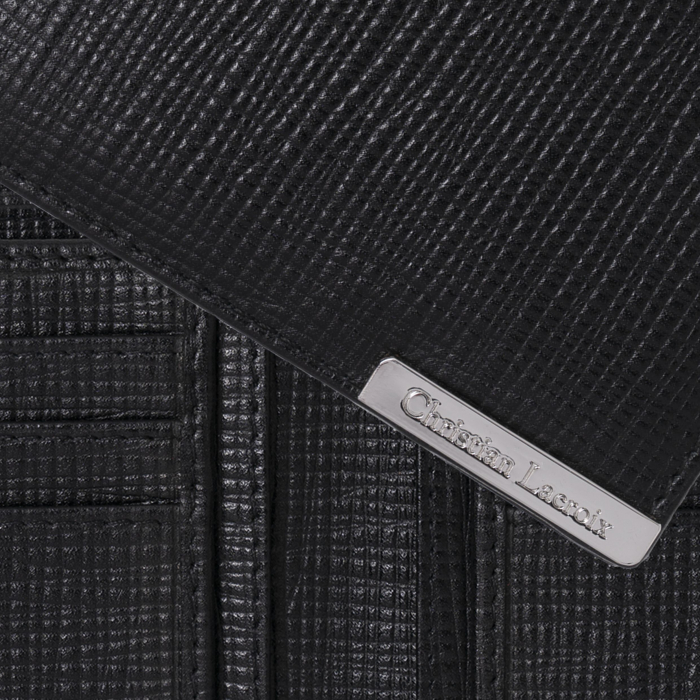 Portofel Christian Lacroix More Money Black piele naturala si Cravata Matase Borealy [2]
