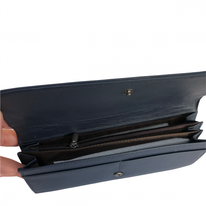 Cadou Portofel Piele Naturala Blue [5]