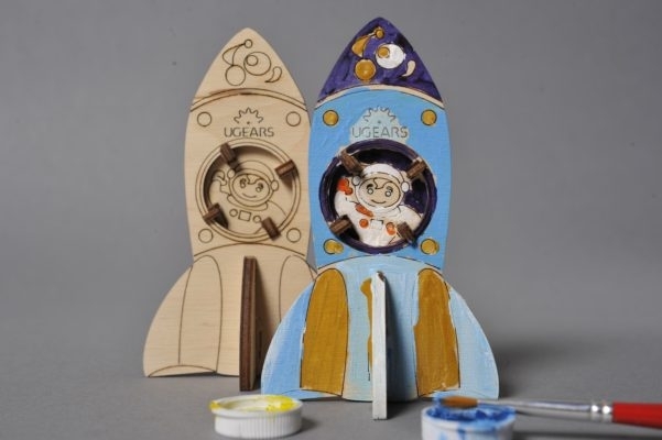 Puzzle din lemn Racheta [2]