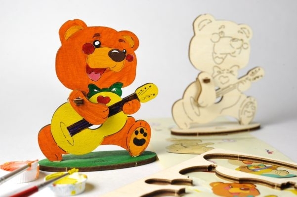 Puzzle din lemn Ursulet [2]