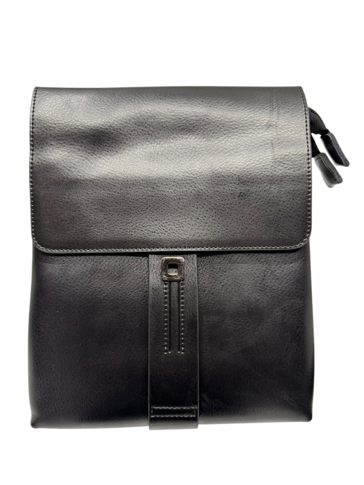 Premium Leather Set: Borsetă și Portofel din piele naturală + Cravata mătase [2]
