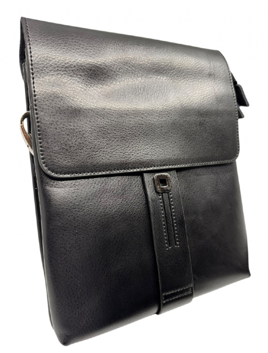 Premium Leather Set: Borsetă și Portofel din piele naturală + Cravata mătase [8]