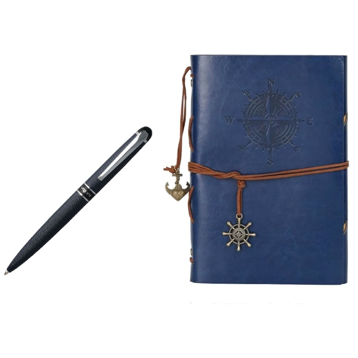 Roller Ungaro Uomo BlueMarine & Agenda Travel Blue [1]