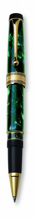 Rollerball Pen Optima Auroloide Emerald Green Gold Plated [1]