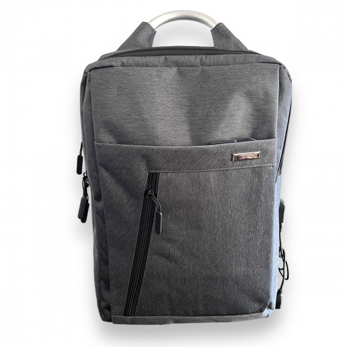 Rucsac Laptop Grey Antifurt, Impermeabil, Multifunctional & USB [2]