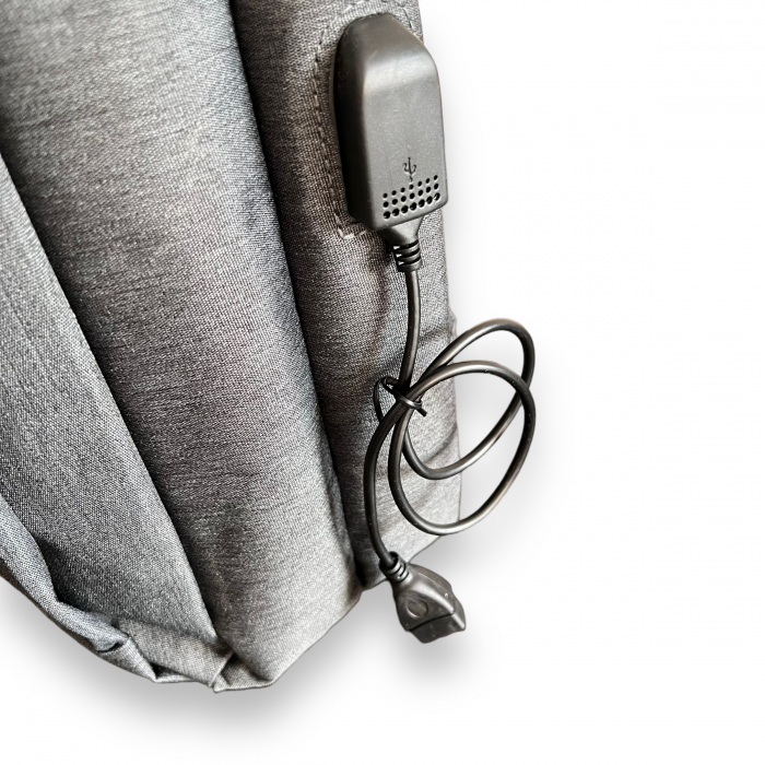 Rucsac Laptop Grey Antifurt, Impermeabil, Multifunctional & USB [3]