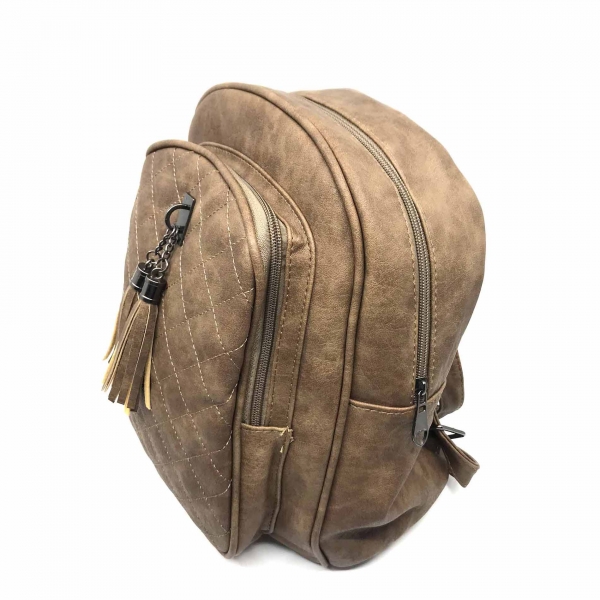 Rucsac dama Borealy, Go Hands-Free, din piele ecologica [3]