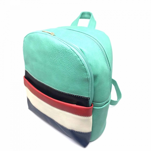 Rucsac dama Borealy, Happy Day, din piele ecologica [3]