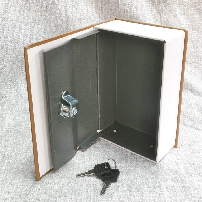 Seif in forma de carte Route 66, Medium Size: 18 x 12 x 5,5 cm [6]