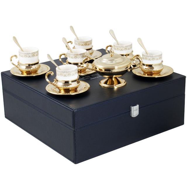 Serviciu de Cafea 6 Persoane Gold Plated by Chinelli - made in Italy [2]