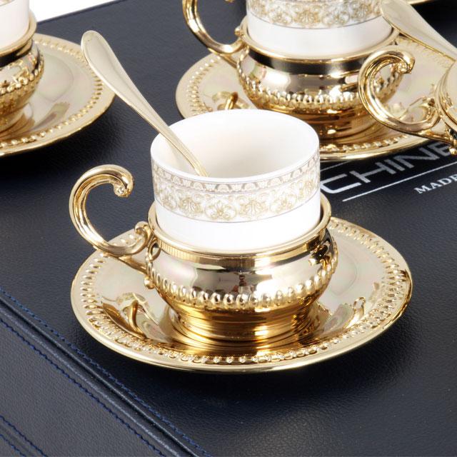 Serviciu de Cafea 6 Persoane Gold Plated by Chinelli - made in Italy [4]