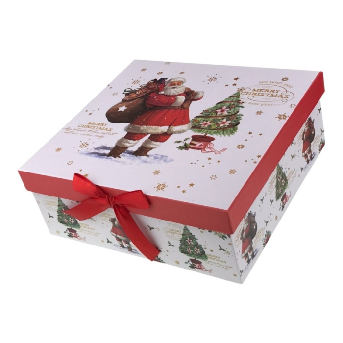 Set 2 cesti + 2 farfurii in forma de brad de Craciun [3]