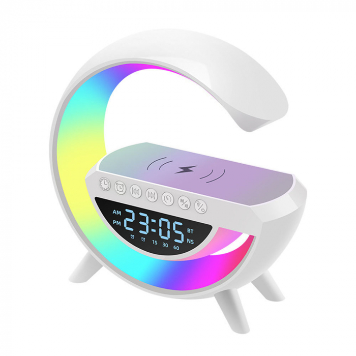 Life Assistant - Multifunction Ceas, Speaker, Lampa, Difuzor multifuncțional, încărcător wireless [4]