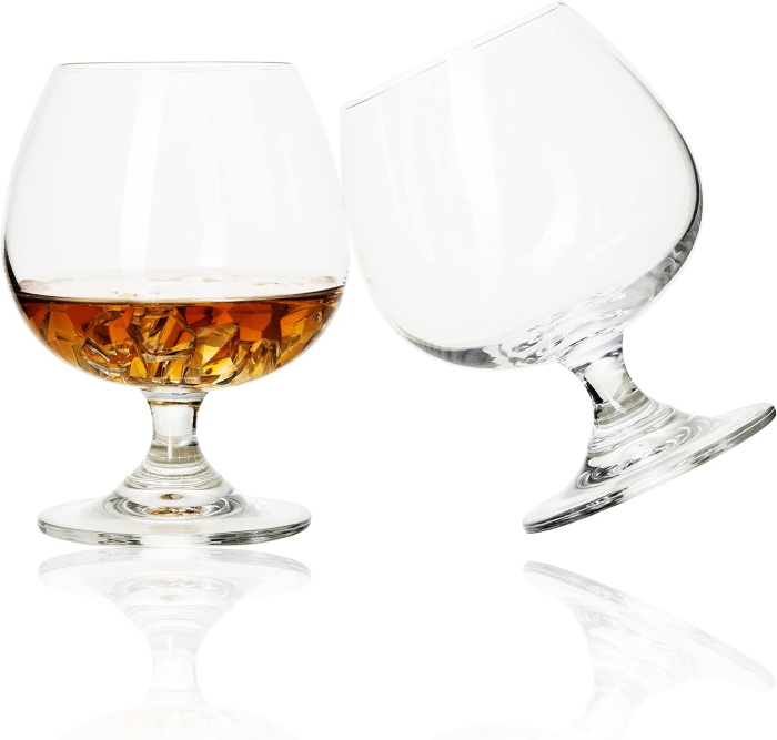 Set 2 pahare Cognac Cristal by Chinelli [1]