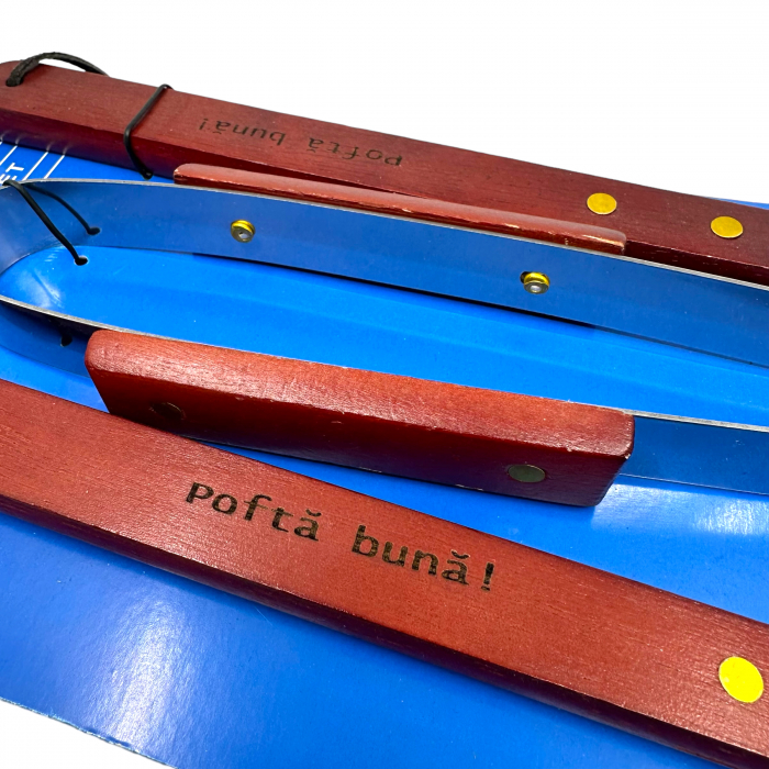 Set 3 ustensile pentru grătar gravate cu mesajul Pofta Buna [2]