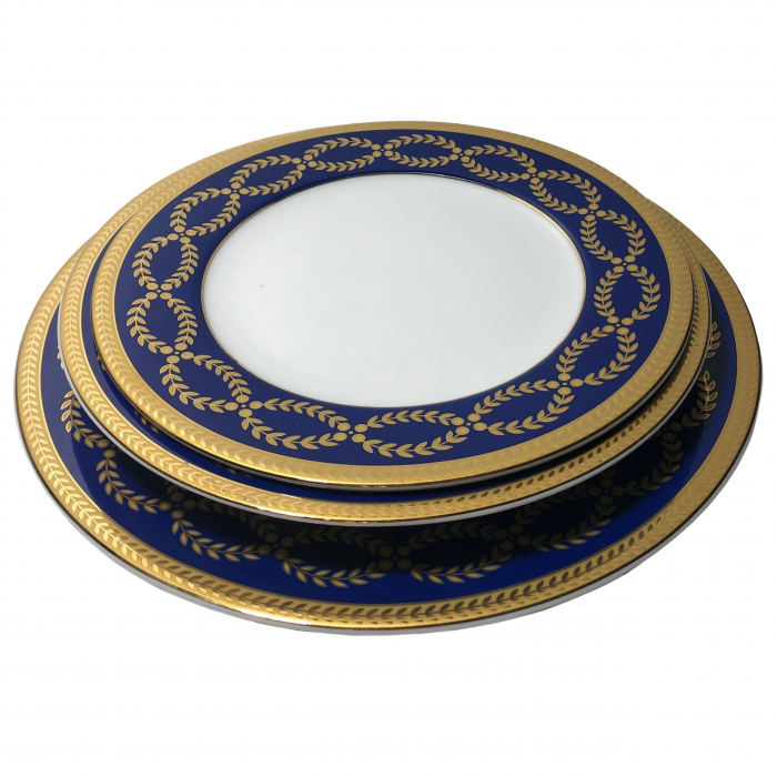 Set farfurii Portelan Blue Gold Greece [3]