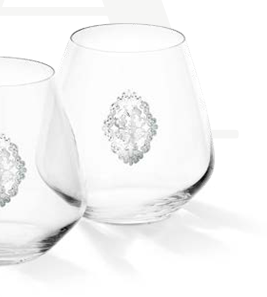 Set 2 pahare Acqua Atelier Arabesque Silver Plated by Chinelli, made in Italy [1]