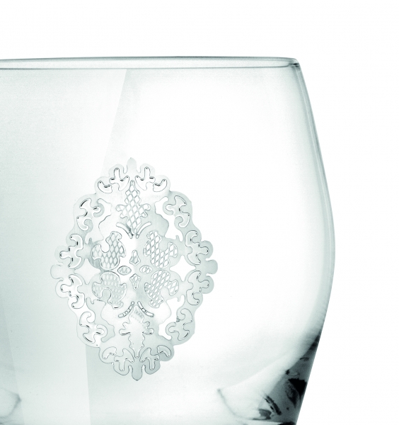 Set 2 pahare Acqua Atelier Arabesque Silver Plated by Chinelli, made in Italy [2]