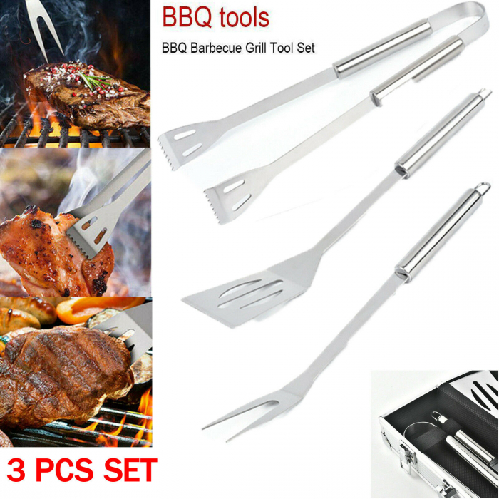 Set 3 ustensile pentru grătar Barbeque [6]