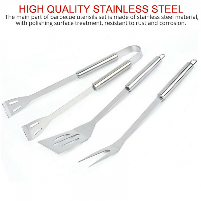 Set 3 ustensile pentru grătar Barbeque [2]
