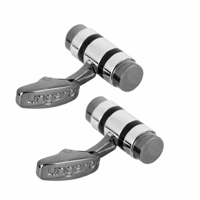 Cadou Uomo Ungaro Pix Roller Chrome & Butoni Ungaro Black [2]