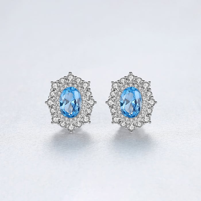 Set Cercei Colier Royal Topaz Blue [6]