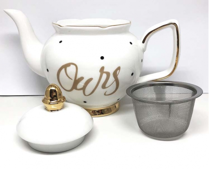 Set Cadou Cesti & Ceainic Cuplu:  Mine, Yours, Ours [4]