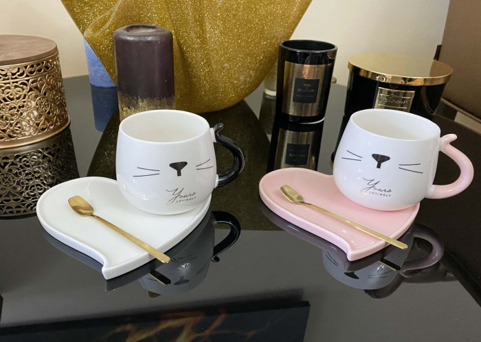 Set Cadou Cani & Farfurii Yours Cat [2]