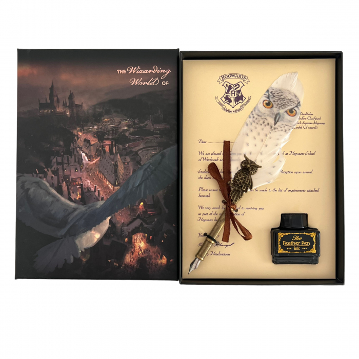 Set Caligrafie Harry Potter - Pana de scris si calimara desk [2]