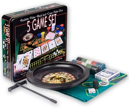 Set cazino "Las Vegas" - 5 Jocuri: ruleta, poker, Black Jack, craps, poker dice [1]