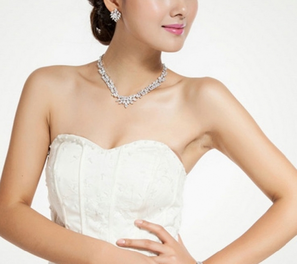 Set Cercei şi Colier Luxury Bridal Borealy [8]