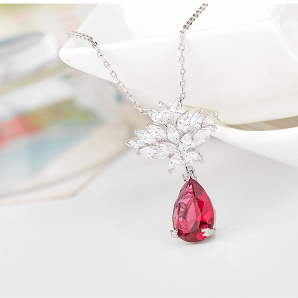 Set Cercei si Colier Borealy Glamorous Diva Ruby [5]