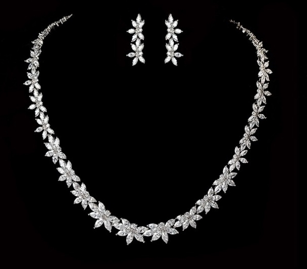 Set Cercei şi Colier Luxury Wedding Borealy [3]