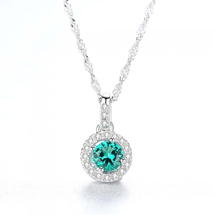 Set Colier şi Cercei Russian Sapphire Argint 925 by Borealy [3]