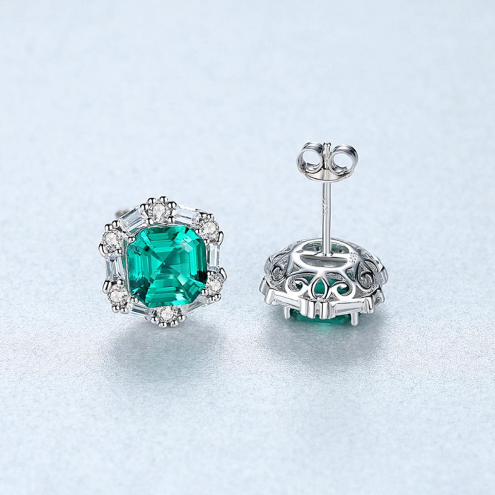 Set Colier şi Cercei Regina Emerald [7]