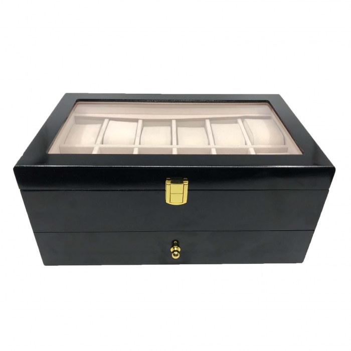 Cutie 22 ceasuri Dark Luxury Wood - personalizabil [2]