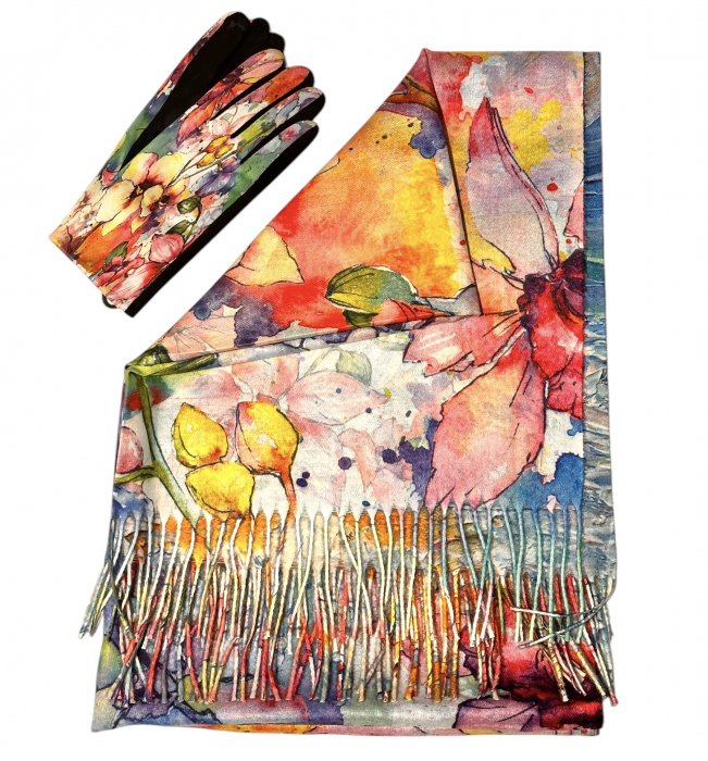 The Lady in Gold Esarfa Matase  - Gustav Klimt [4]