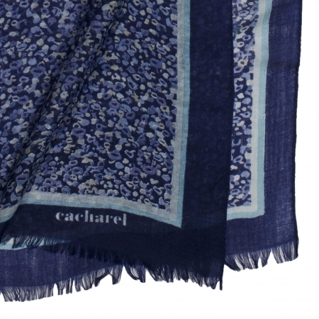 Set Esarfa Giverny Blue Cacharel & Cercei Borealy One Diamond Square Princess [2]