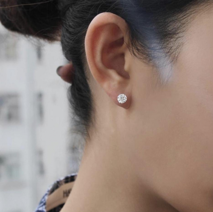 Cadou Valentine's Day Geanta Black Glam si Cercei Diamond One [5]
