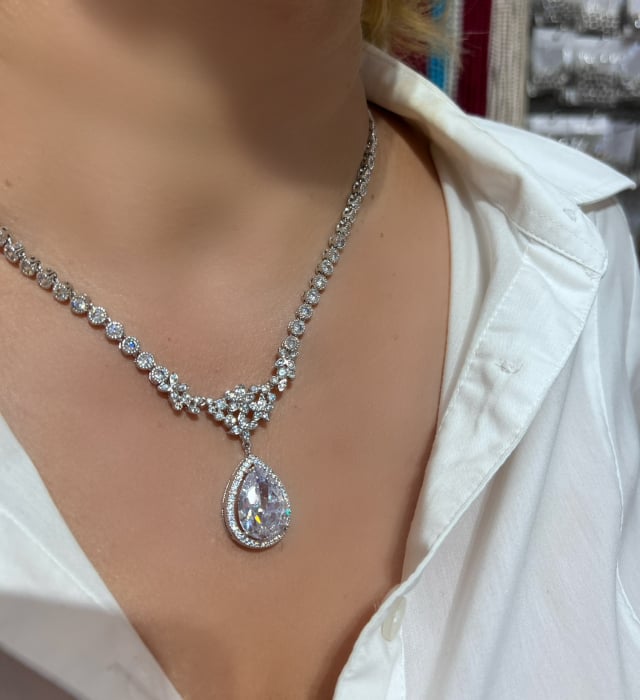 Set Colier si Cercei Borealy Flowers [5]