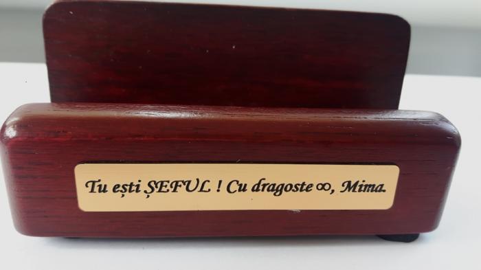 Set multifunctional pentru birou Antique Mahogany cu 8 accesorii [13]
